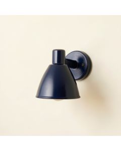 River Brook Wall Sconce Mounted On A Plain Wall - Navy (synthetic illustration; no displayed measurements)