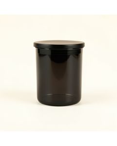 Olive Dale Storage Canister With Lid - Black (synthetic illustration; no displayed measurements)