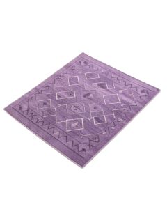 Delcastillo Geometric Purple Area Rug