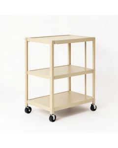 Stone Canyon Empty Rolling Workshop Cart - Beige (synthetic illustration; no displayed measurements)