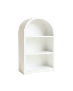 Lake Crest Freestanding Bookcase - White
