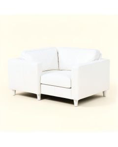 Vannatter 66 '' Faux Leather Square Arm Sofa (synthetic illustration; no displayed measurements)