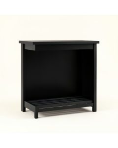 Juniper Dale Freestanding Laundry Folding Counter - Black (synthetic illustration; no displayed measurements)