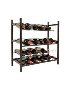 Floyd 24 Bottle Floor Wine Bottle And Glass Rack
