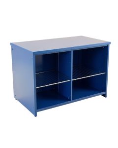 Dawn Bend Empty Countertop Canister Rack - Blue (synthetic illustration; no displayed measurements)