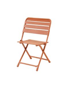 Linden Crest Folding Outdoor Chair - Terracotta