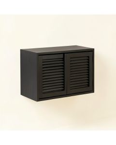 Flint Canyon Wall-Mounted Entry Cabinet - Black (synthetic illustration; no displayed measurements)