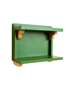 Bay Bend Wall-Mounted Entryway Organizer Shelf - Green