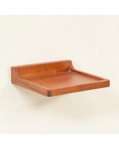 Oak Branch Wall-Mounted Cat Perch - Terracotta (synthetic illustration; no displayed measurements)