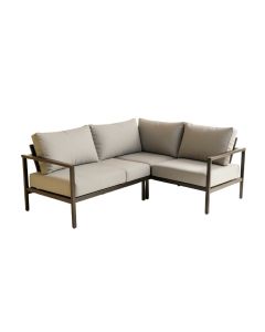 Gayston 44.8 '' Wide Outdoor Left Hand Facing Patio Sectional With Cushions (synthetic illustration; no displayed measurements)