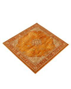 Valenzuela Oriental Orange Area Rug (synthetic illustration; no displayed measurements)