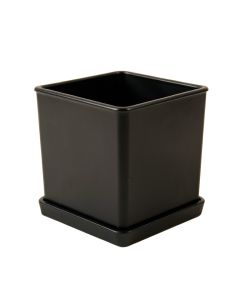 Reed Bend Empty Planter - Black (synthetic illustration; no displayed measurements)