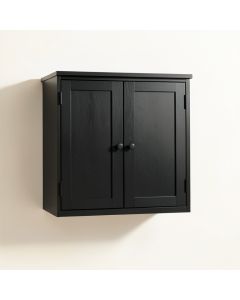 Cove Brook Wall-Mounted Laundry Cabinet - Black (synthetic illustration; no displayed measurements)