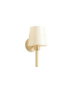 Spruce Bridge Wall Sconce Mounted On A Plain Wall - Cream (synthetic illustration; no displayed measurements)