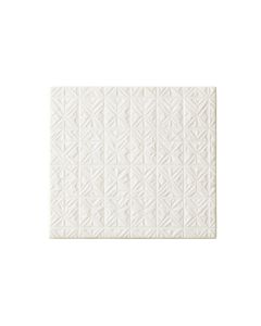 Cove Bluff Uninstalled Square Decorative Tile - White