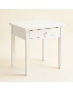 Slate Arc Side Table - White (synthetic illustration; no displayed measurements)