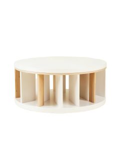 Clay Canyon Shoe Storage Bench - White (synthetic illustration; no displayed measurements)