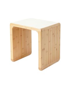 Ash Bend Side Table - White (synthetic illustration; no displayed measurements)