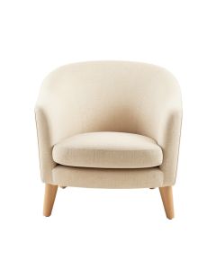 Shore Bend Upholstered Armchair - Beige (synthetic illustration; no displayed measurements)