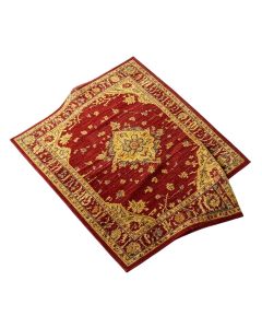 Weinmann Power Loomed Red/Yellow Area Rug (synthetic illustration; no displayed measurements)