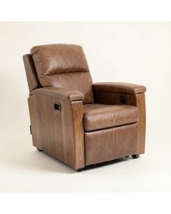 Claredon 33 '' Wide Power Wall Hugger Standard Recliner With Massager (synthetic illustration; no displayed measurements)