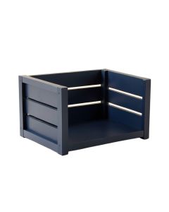 Dawn Bend Empty Furniture-Style Pet Crate - Navy (synthetic illustration; no displayed measurements)