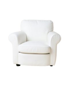 Bungalo 21.5 '' Wide Cotton Armchair (synthetic illustration; no displayed measurements)
