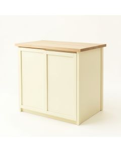 Ridge Bend Freestanding Laundry Folding Counter - Cream (synthetic illustration; no displayed measurements)