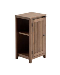 Landia Home Over The Toilet Storage Shelving - Bathroom Shelf And Cabinet With Sliding Barn Door
