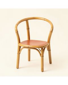 Olive Arc Small Chair - Terracotta (synthetic illustration; no displayed measurements)