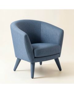 Holly Edge Upholstered Armchair - Blue (synthetic illustration; no displayed measurements)