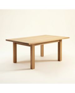 Campania Extendable Solid Oak Dining Table (synthetic illustration; no displayed measurements)