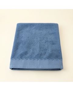 Pine Falls Bath Towel - Blue (synthetic illustration; no displayed measurements)