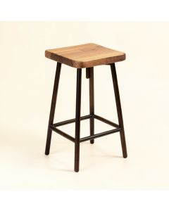 Santillanes Solid Wood Counter & Bar Stool (synthetic illustration; no displayed measurements)