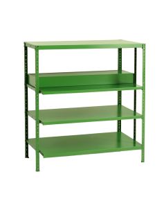 Fern Bridge Empty Seed-Starting Shelving Unit Without Lights - Green (synthetic illustration; no displayed measurements)