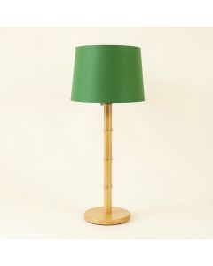 Aspen Arc Floor Lamp With A Plain Fabric Shade (synthetic illustration; no displayed measurements)