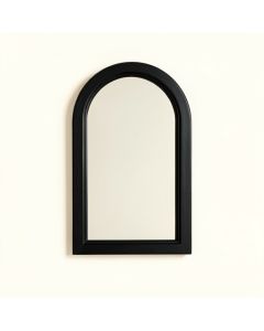 Harbor Brook Framed Wall Mirror - Black (synthetic illustration; no displayed measurements)