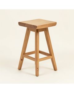 Elrosa Solid Wood 24.25 '' Counter Stool (synthetic illustration; no displayed measurements)