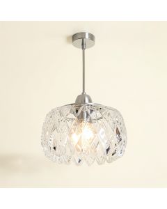 Von Crystal Drum Pendant (synthetic illustration; no displayed measurements)