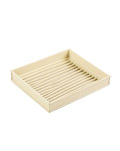 Summit Crest Empty Under-Desk Cable Tray - Cream (synthetic illustration; no displayed measurements)