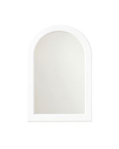 Oak Brook Framed Wall Mirror - White