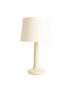 Briar Dell Table Lamp With A Plain Fabric Shade - Cream