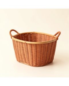 River Bridge Empty Storage Basket - Terracotta (synthetic illustration; no displayed measurements)