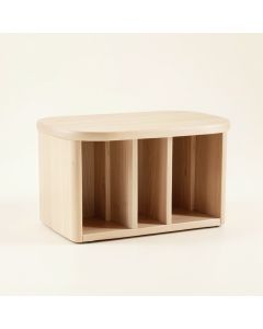 Meadow Brook Shoe Storage Bench - Beige (synthetic illustration; no displayed measurements)