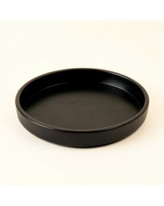 Oak Arc Serving Tray - Black (synthetic illustration; no displayed measurements)