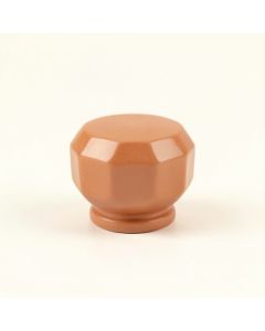 Stone Arc Cabinet Knob Without Packaging - Terracotta (synthetic illustration; no displayed measurements)