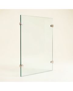 38 '' X 78 '' Frameless Fixed Glass Panel (synthetic illustration; no displayed measurements)