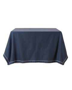 Fern Crossing Flat Bed Sheet - Navy