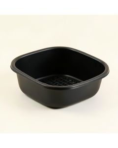 Maple Dell Empty Under-Desk Cable Tray - Black (synthetic illustration; no displayed measurements)