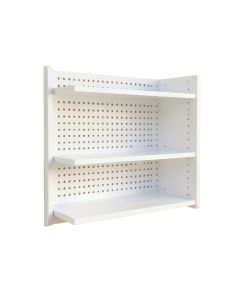 Summit Brook Empty Wall-Mounted Tool Organizer Panel - White
